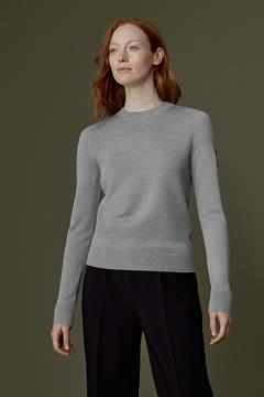 Ropa Canada Goose Mujer Outlet - Saturna Suéteres Plateados OE2467953